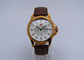 Rose gold Stainless Steel gents wrist watches with date genuine , large face watches