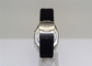 3ATM water resistant Stainless Steel Case Watch with date silicone strap