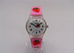 Pinky Strawberry Kids Analog Watch round shape Quartz cartoon wrist watches
