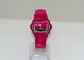 Unisex LCD stopwatch blue EL light Casual Digital Wrist Watch 3ATM Waterproof