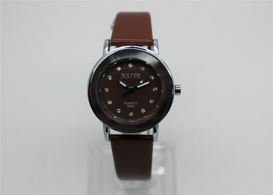 Fashion  coffee leather strap Ladies Wrist Watches / female wrist watches